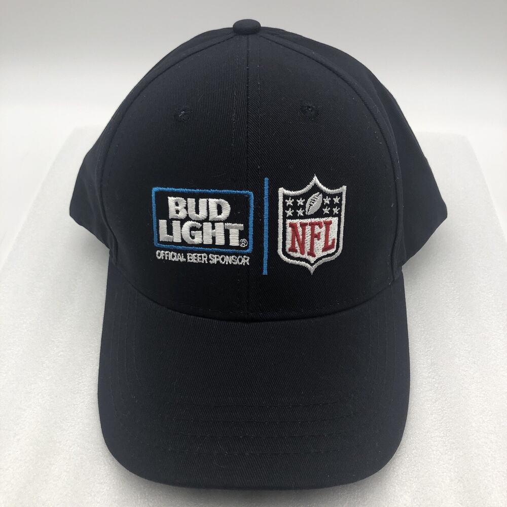 NFL BUD LIGHT Hat Baseball Ball Cap Adjustable SNAPBACK Adult Embroidered New